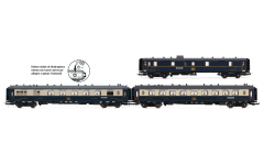 Rivarossi HR4391 - H0 - 3-tlg. Set Personenwagen Edelweiss Pullman Express, CIWL, Ep. II - Set 2